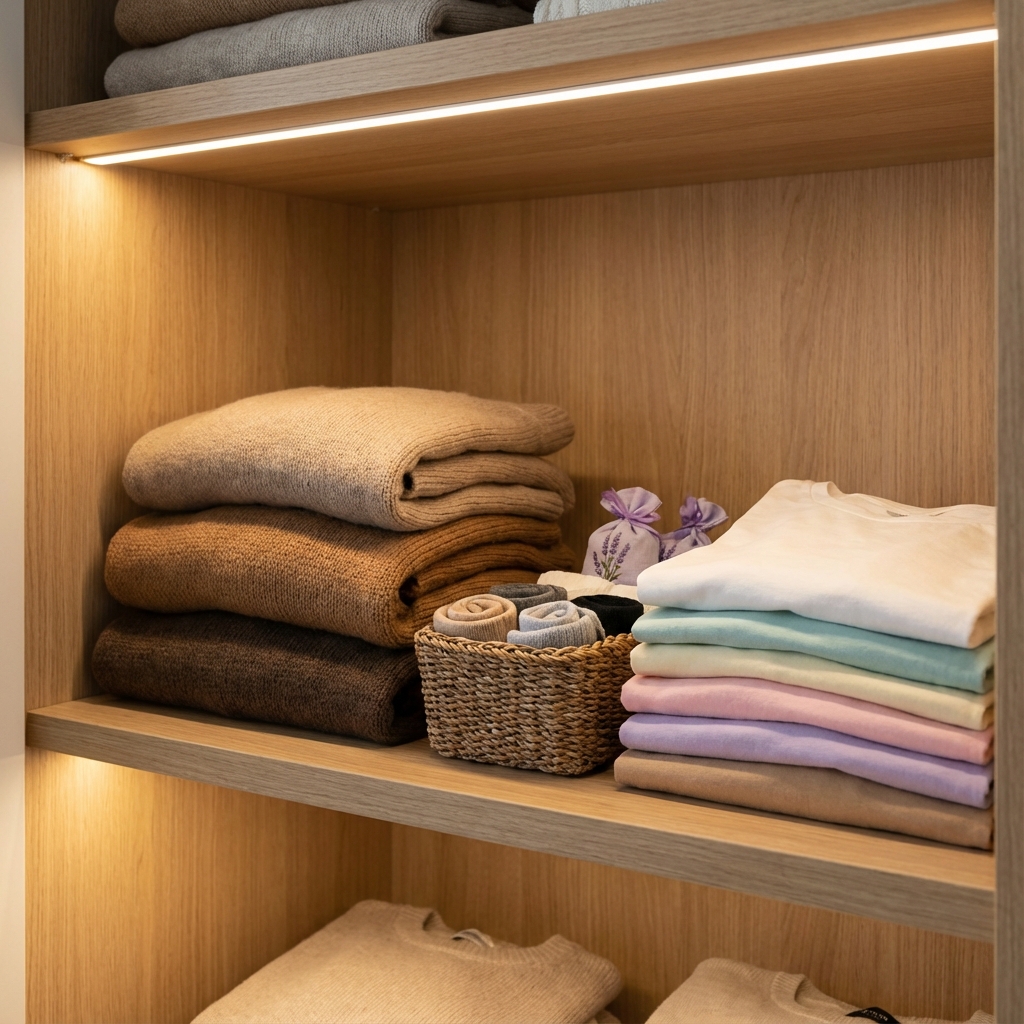 Drying and folding clothes